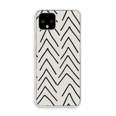 Marrakech Arrows: Pixel 4 Transparant Hoesje