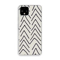 Marrakech Arrows: Pixel 4 Transparant Hoesje