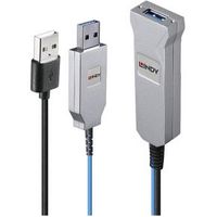 Lindy 43345 USB-kabel 30 m USB 3.2 Gen 1 (3.1 Gen 1) USB A 2 x USB A Blauw, Zilver Lindy 43345 USB-kabel 30 m USB 3.2 Gen 1 (3.1 Gen 1) USB A 2 x USB A Blauw, Zilver