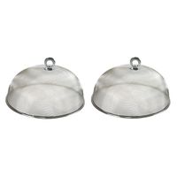 Set van 5x stuks voedselkappen van metaal 30 cm Set van 5x stuks voedselkappen van metaal 30 cm