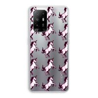 Musketon Unicorn: Oppo A94 5G Transparant Hoesje