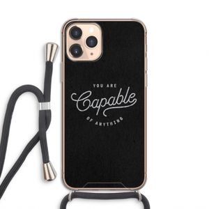 Capable: iPhone 11 Pro Transparant Hoesje met koord