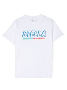 Stella McCartney Kids logo-print T-shirt - Blanc