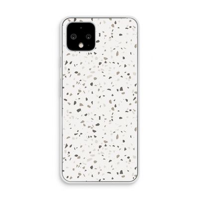 Terrazzo N°14: Pixel 4 Transparant Hoesje