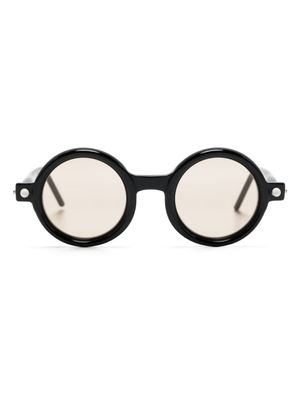 Kuboraum lunettes de soleil P1 à monture ronde - Noir