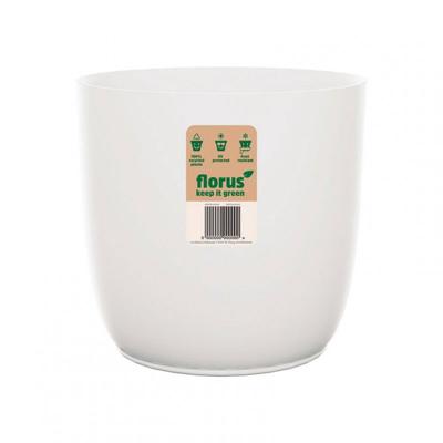 Pot flow d18 cm wit - Florus
