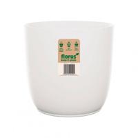 Pot flow d18 cm wit - Florus