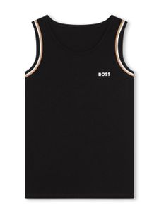 BOSS Kidswear débardeur en jersey à logo imprimé - Noir