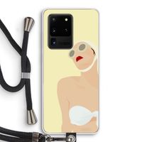 Summer: Samsung Galaxy S20 Ultra Transparant Hoesje met koord