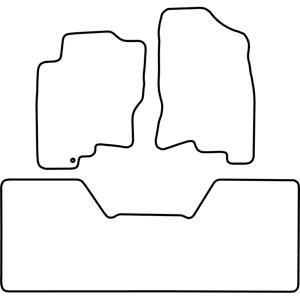 Automatten passend voor Nissan Navara 2005- TMNI533