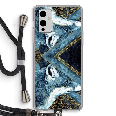 Golden Fox: OnePlus 9 Transparant Hoesje met koord