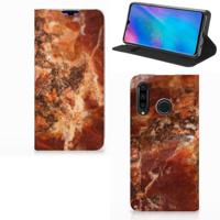 Huawei P30 Lite New Edition | Standcase | Marmer Bruin