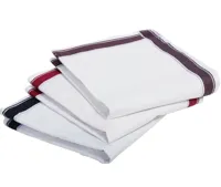 12 stuks Heren zakdoeken - Winter Jack - katoenen mannen zakdoeken - 40 - Wit - 40