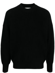 MARANT pull en mérinos à design nervuré - Noir