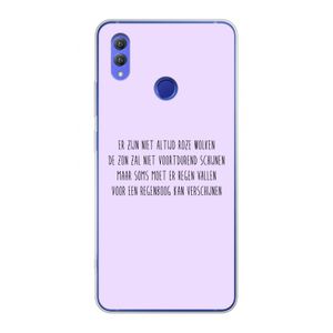 Regenboog: Honor Note 10 Transparant Hoesje