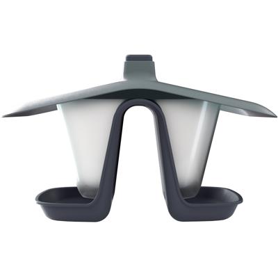 Prosperplast Vogelvoeder silo - antraciet - vogelvoederplek - 28 cm