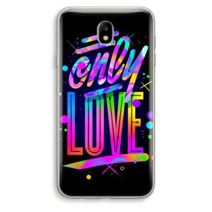 Only Love: Samsung Galaxy J7 (2017) Transparant Hoesje