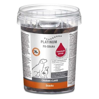 PLATINUM Fit-Sticks Chicken+Lamb - traktatie voor hond - 300g