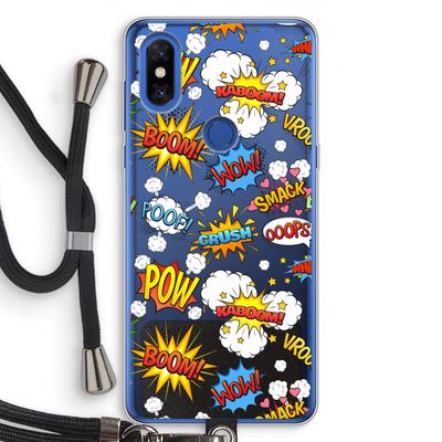 Pow Smack: Xiaomi Mi Mix 3 Transparant Hoesje met koord