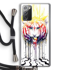 Fading: Samsung Galaxy Note 20 / Note 20 5G Transparant Hoesje met koord
