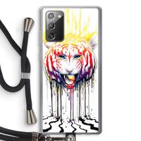 Fading: Samsung Galaxy Note 20 / Note 20 5G Transparant Hoesje met koord
