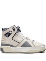 Just Don baskets montantes Courtside en cuir - Blanc