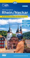 Wegenkaart - landkaart ADFC Regionalkarte Rhein / Neckar Region | BVA BikeMedia