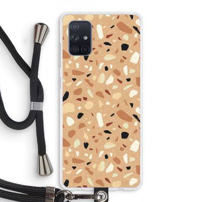 Terrazzo N°17: Samsung Galaxy A71 Transparant Hoesje met koord