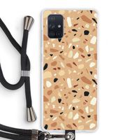 Terrazzo N°17: Samsung Galaxy A71 Transparant Hoesje met koord