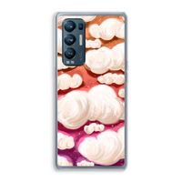 Katoen Wolken: Oppo Find X3 Neo Transparant Hoesje