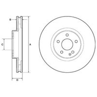 Delphi Diesel Remschijf BG9174C - thumbnail