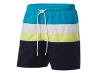 CRIVIT Heren zwembroek (blauw/wit/geel, S)