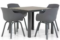 Lifestyle Salina/Young 92 cm dining tuinset 5-delig - thumbnail