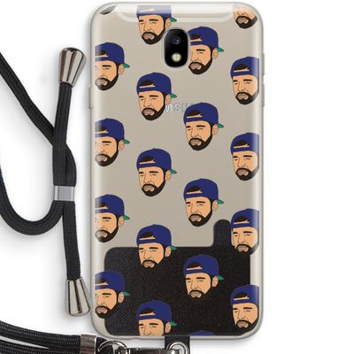 Drake Away: Samsung Galaxy J7 (2017) Transparant Hoesje met koord