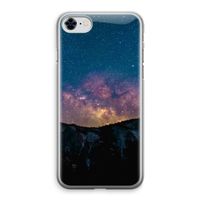 Travel to space: iPhone 8 Transparant Hoesje
