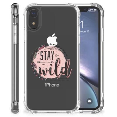 Apple iPhone Xr Stevig | Bumper Hoesje | Boho Stay Wild Apple iPhone Xr Stevig | Bumper Hoesje | Boho Stay Wild