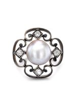 Pragnell Vintage bague Belle Époque en or rose et blanc 18ct ornée de diamants