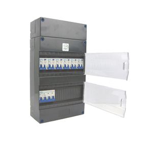 GACIA 6 groepenkast 6 aardlekautomaten 1xHS 6xAardlekschakelaar aut 3F