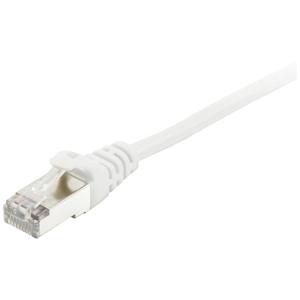 Equip 605515 RJ45 Netwerkkabel, patchkabel CAT 6 S/FTP 7.50 m Wit Vergulde steekcontacten 1 stuk(s)