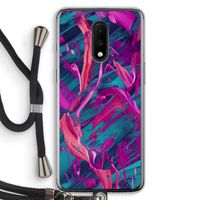 Pink Clouds: OnePlus 7 Transparant Hoesje met koord