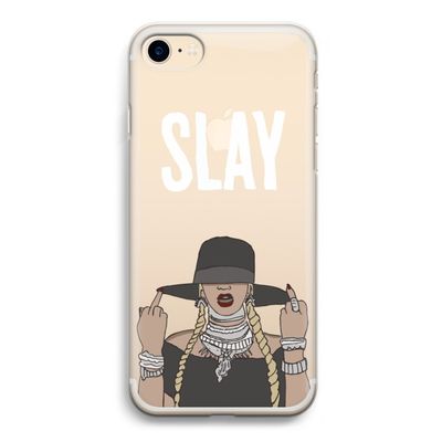 Slay All Day: iPhone 7 Transparant Hoesje