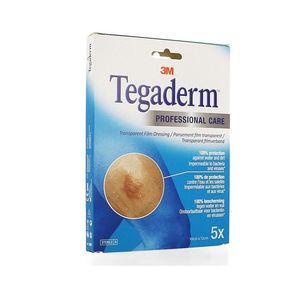 Tegaderm 3m Film Dressing Transp 10x12cm 5 1626p