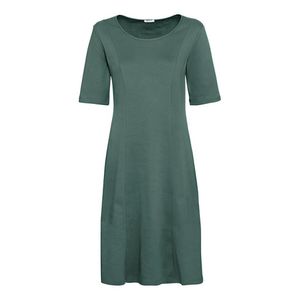 Jersey jurk van bio-katoen, zeegras Maat: 42