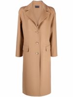 10 CORSO COMO manteau à simple boutonnage - Marron