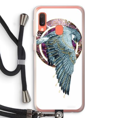 Golden Falcon: Samsung Galaxy A20e Transparant Hoesje met koord