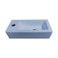 Best Design Fontein Morrano 37x18x9 cm Links Mat Lichtblauw