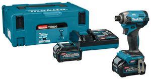 Makita TD003GD201 | Accu Slagschroevendraaier | 40V Max | 2 x 2.5 Ah accu + lader - TD003GD201