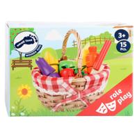 Small Foot houten picknickmand met snij fruit, 15dlg.
