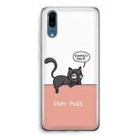 GSM poes: Huawei P20 Transparant Hoesje