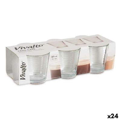 Glazenset Vivalto Transparant Glas 90 ml (24 Stuks)